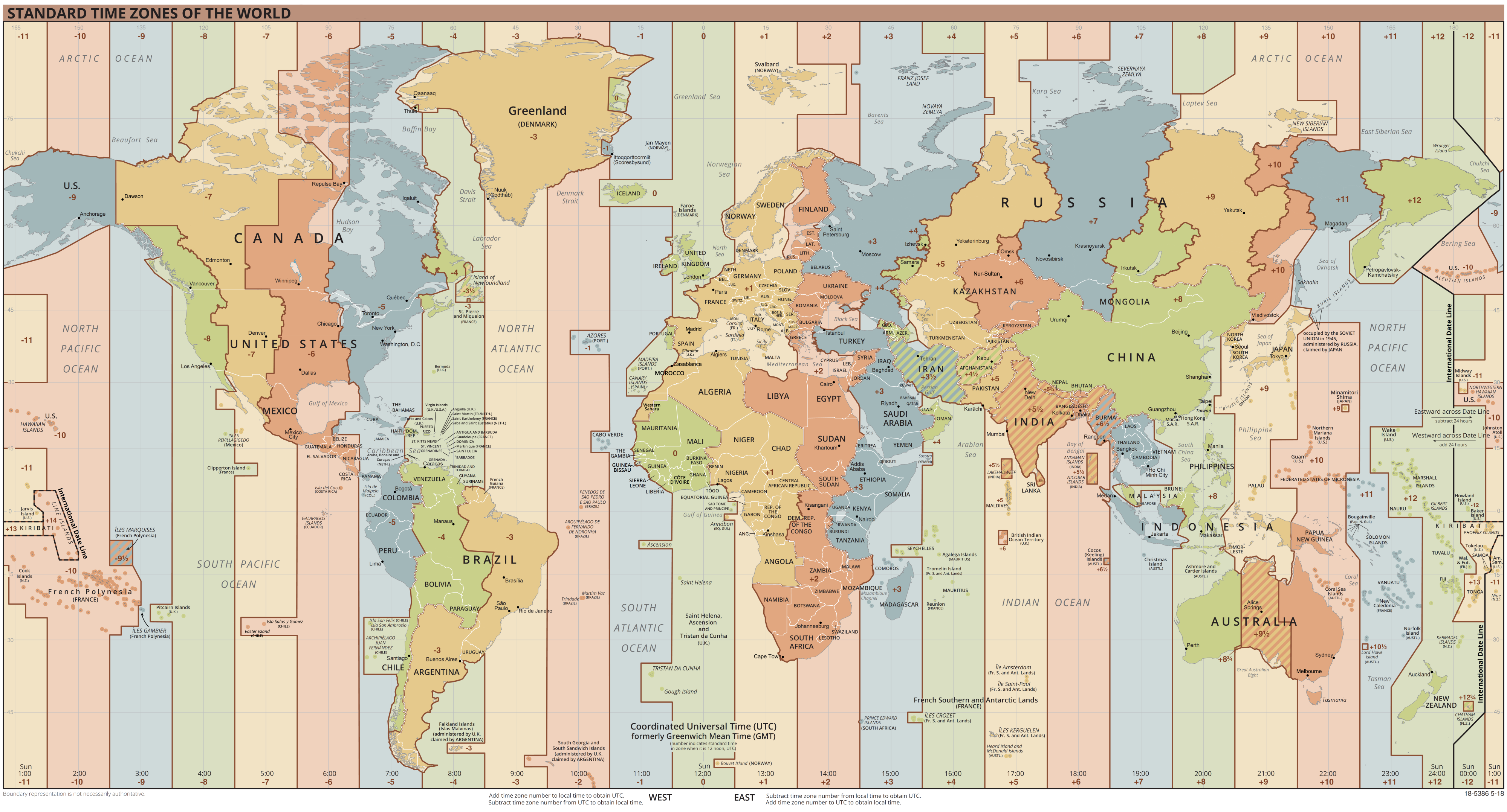 time zones